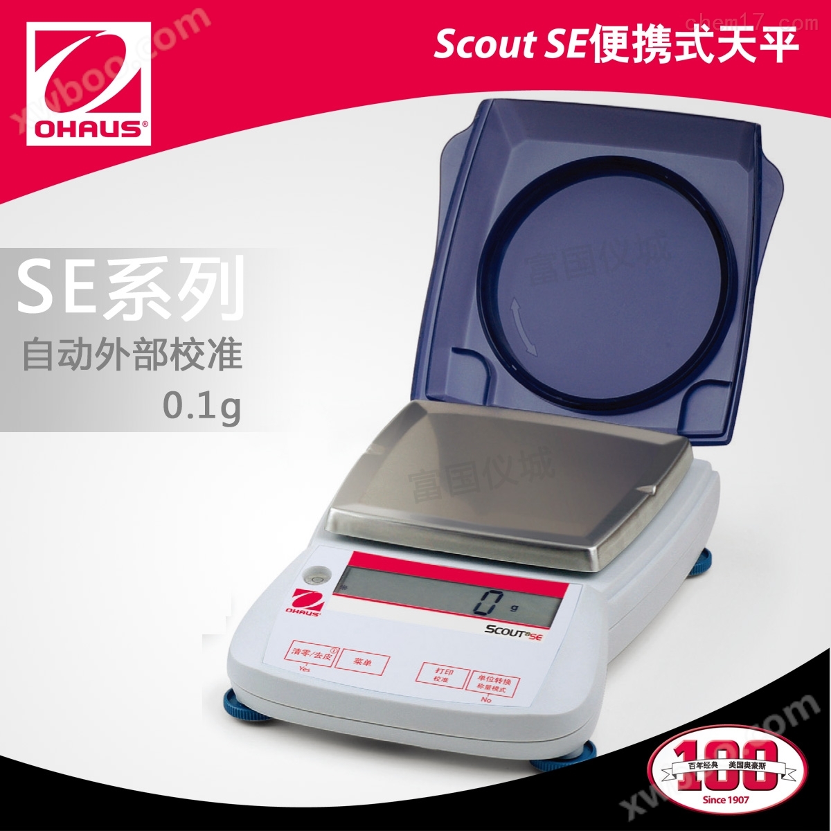 奥豪斯SE6001F便携式电子天平/电子称/珠宝秤0.1g/6000g/6kg