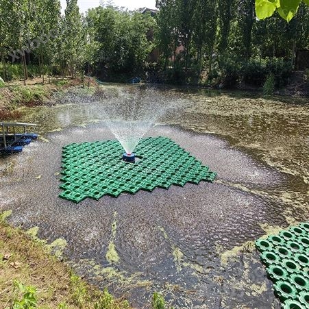 太阳能水体净化曝气机 人工湖喷泉曝气器