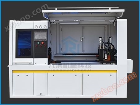 JR-455CNC-3A-1S 全自动拉尾料铝切机