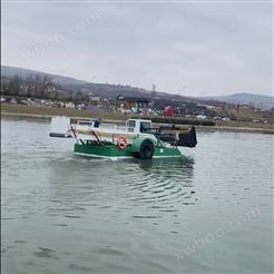自动水面清理割草船