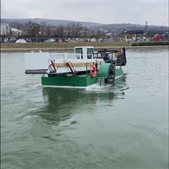 水面自动水草打捞船