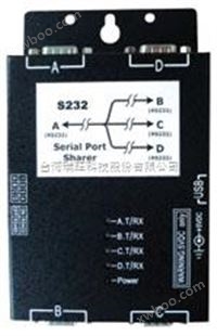 串口分配器S232，4个独立RS232，数据采集分配器，瑞旺厂家